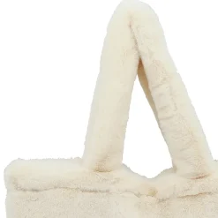 Fabrique de Styles Sac tote bag peluché écru - Adalie* Sacs Et Cabas