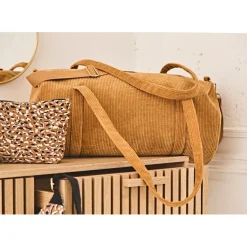 Fabrique de Styles Sac weekend en tissu côtelé - Bowling* Sacs Et Cabas