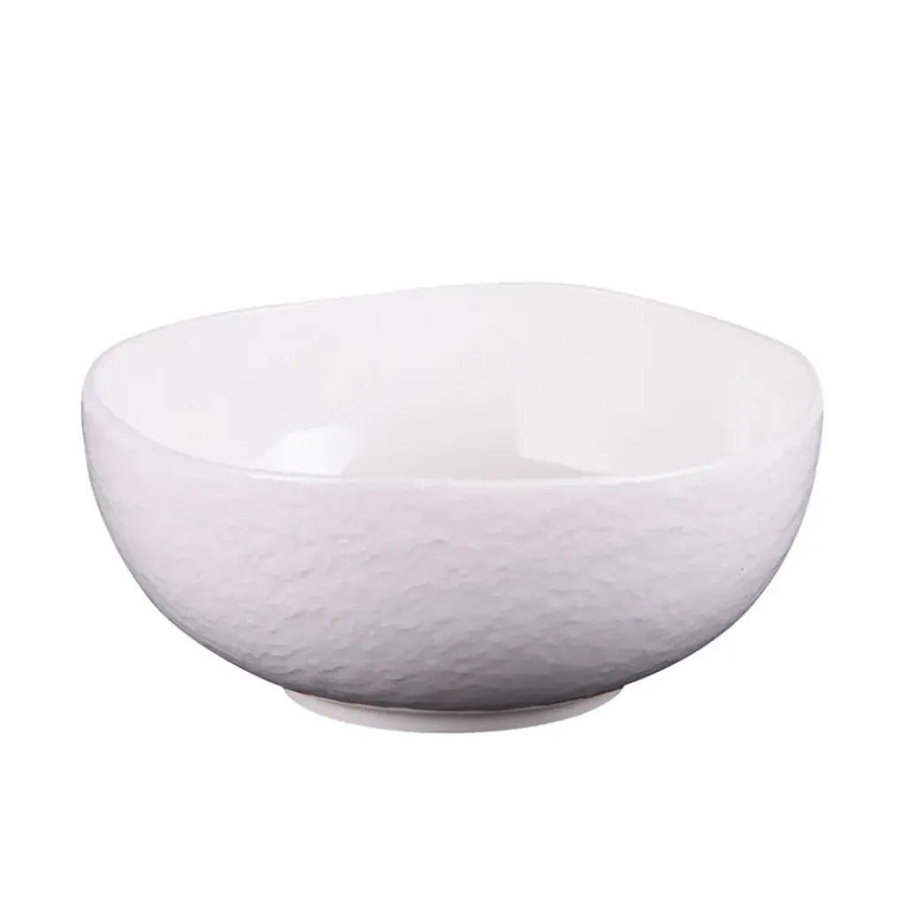 Fabrique de Styles Saladier en porcelaine blanche d18cm - Ecume* Plats Et Saladiers