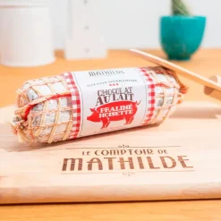 Fabrique de Styles Saucisson chocolat au lait praline noisette* Chocolats Et Confiseries