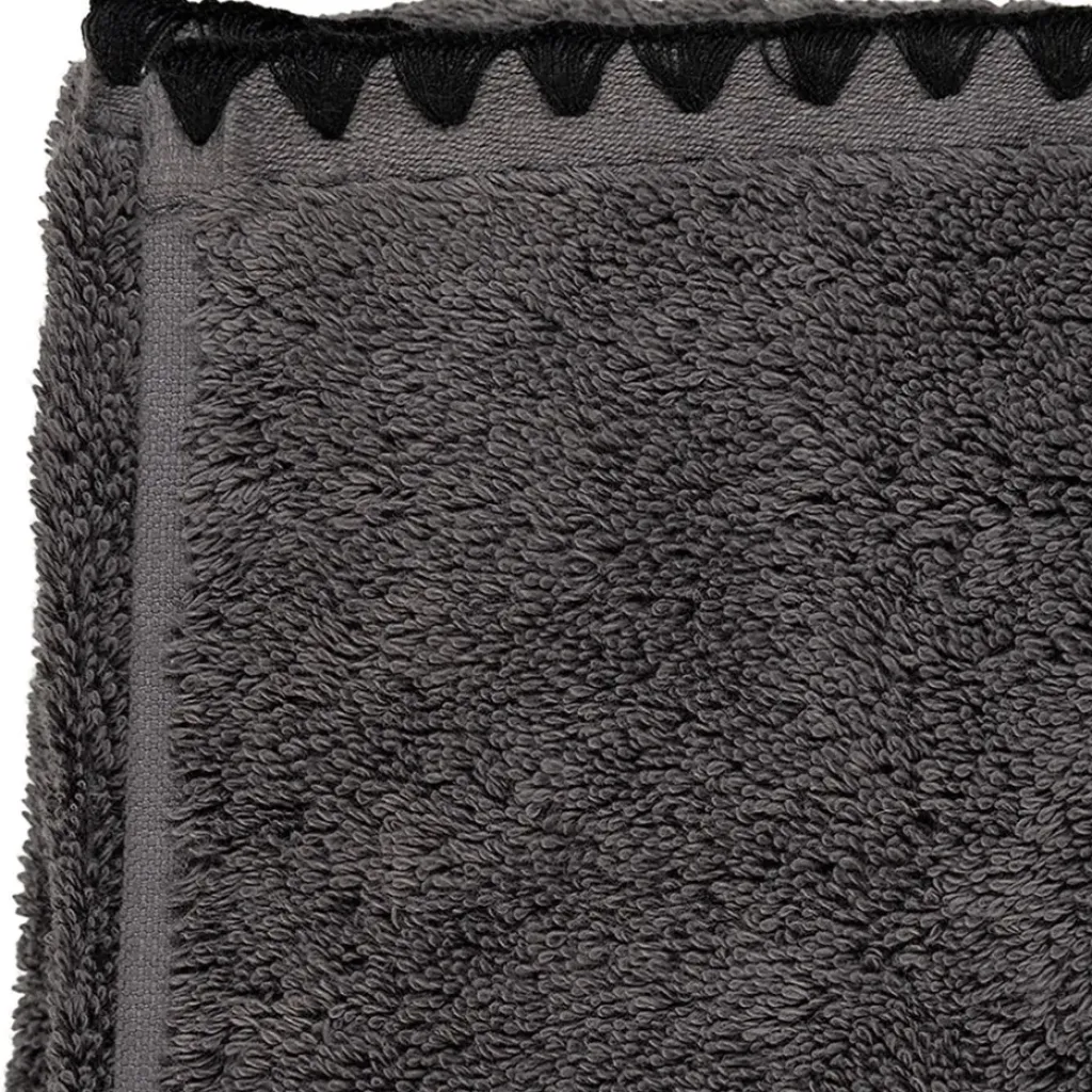 Fabrique de Styles Serviette de douche en coton granit 90x140cm - Issey* Serviettes De Bain