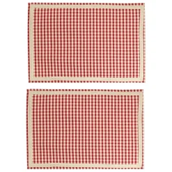 Fabrique de Styles Set de 2 sets de table mami-car en coton* Serviettes De Table