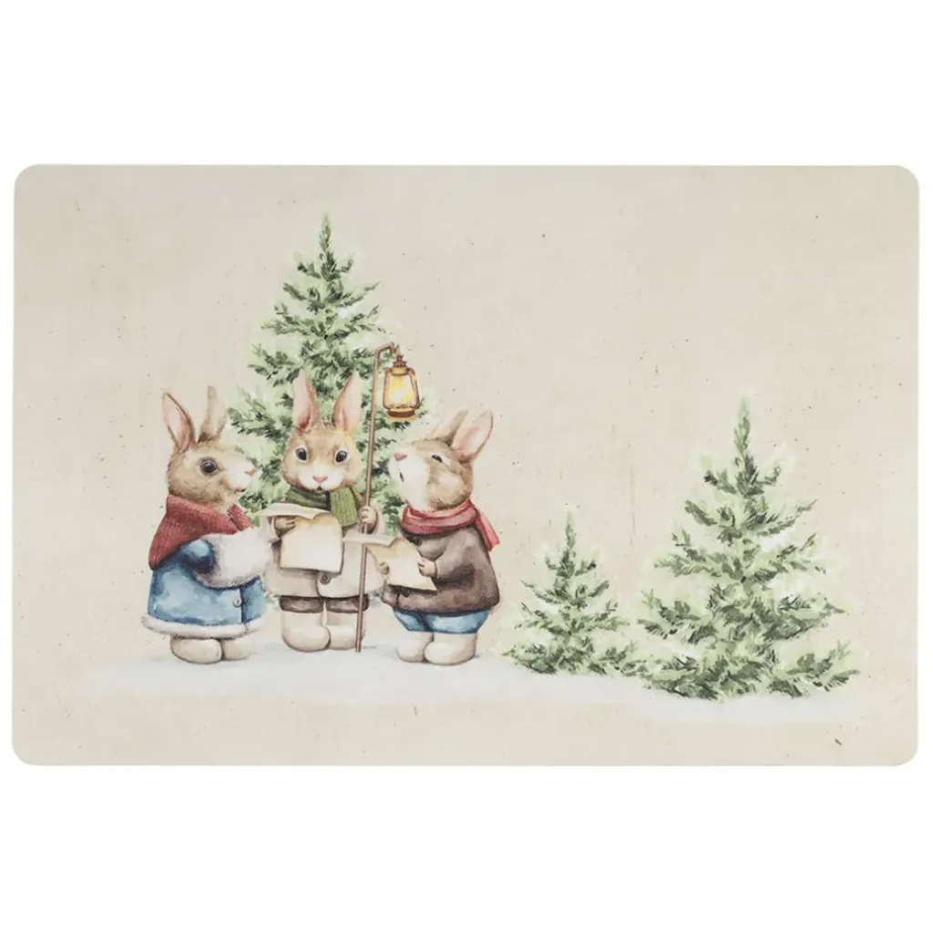 Fabrique de Styles Set de table en vinyle 45x30cm - Lapins* Sets De Table