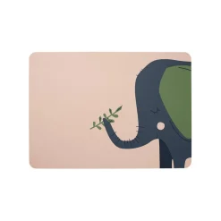 Fabrique de Styles Set de table rectangle rose Emma l elephant 46x33cm - Kids* Sets De Table