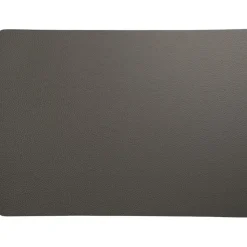 Fabrique de Styles Set de table rectangle simili cuir gris 46x33cm - Optic* Sets De Table
