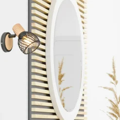 Fabrique de Styles Spot 1 lumière en métal h13cm mat noir - kento* Appliques