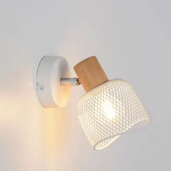 Fabrique de Styles Spot 1 lumière en métal h17.5cm - Ottawa* Appliques