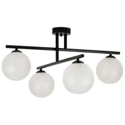 Fabrique de Styles Suspension 4 lumières en fer et verre h36cm - Ardecor* Suspensions