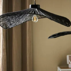 Fabrique de Styles Suspension en corde de papier et fer d71cm - Calyp* Suspensions