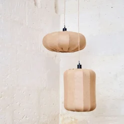 Fabrique de Styles Suspension en jute et fer non électrifiée d49xh24cm - Chaumière* Suspensions