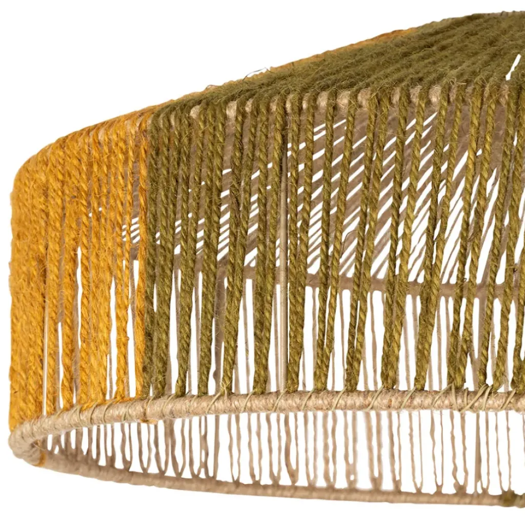 Fabrique de Styles Suspension en jute et fer non électrifiée d50x19cm - Aurore* Suspensions