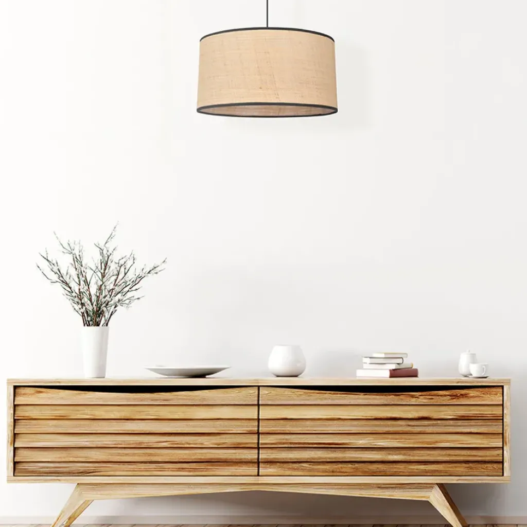 Fabrique de Styles Suspension en raphia d38cml - Cylindre* Suspensions