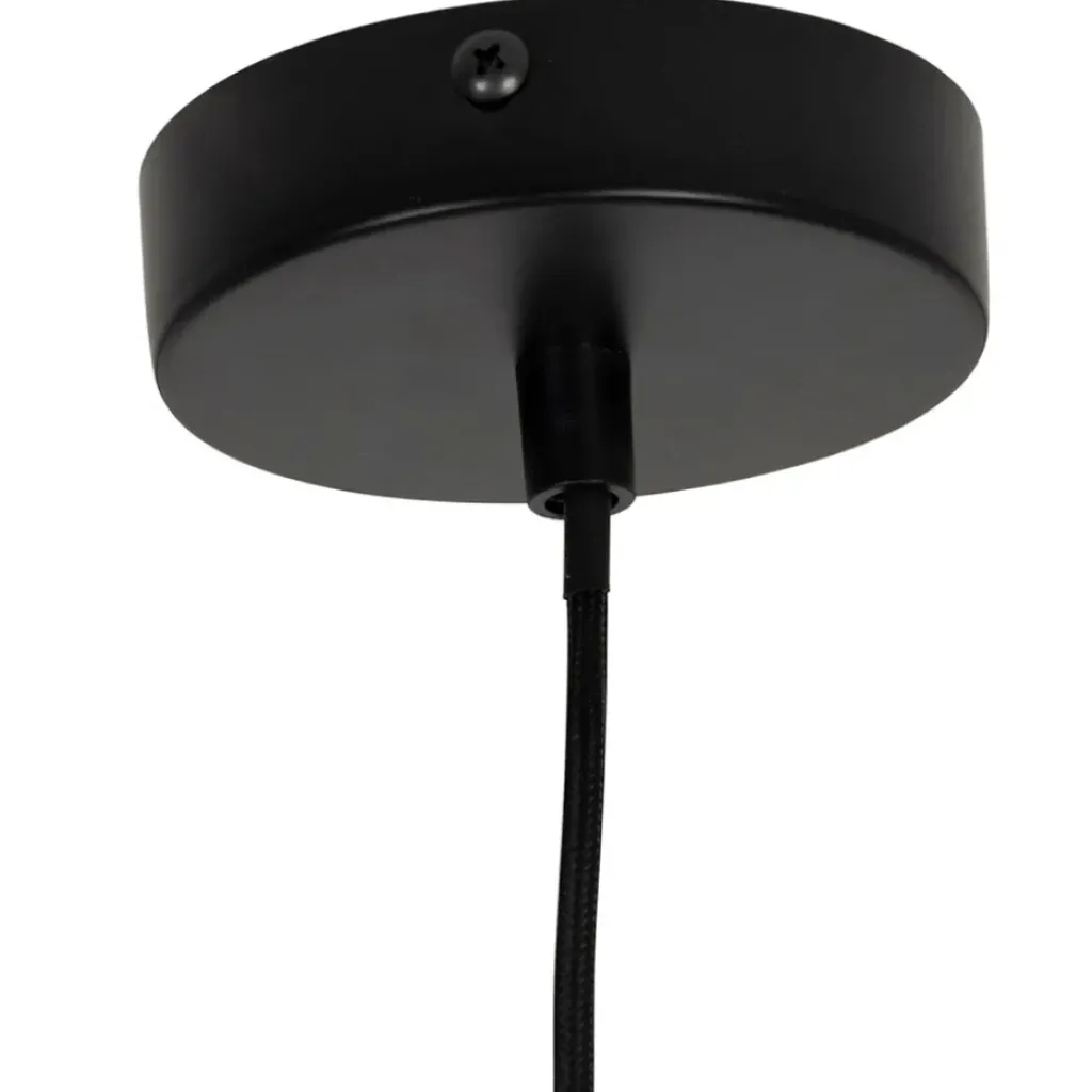 Fabrique de Styles Suspension en verre et fer d22.5xh33cm - Lumi* Suspensions