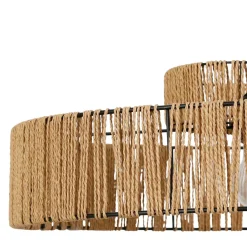 Fabrique de Styles Suspension en fer et corde de papier d55cm - Calyp* Suspensions