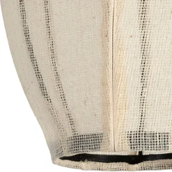 Fabrique de Styles Suspensionen coton et fer écru non électrifiée d25xh39cm - Enigma* Suspensions