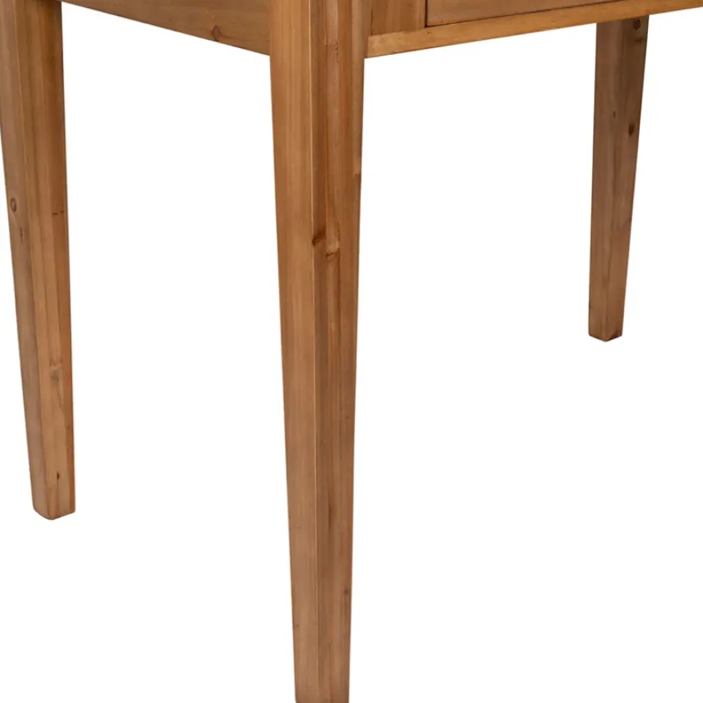 Fabrique de Styles Table à manger 2 tiroirs en sapin et panneau de bois 108x67cm - Terroir* Table De Salle À Manger