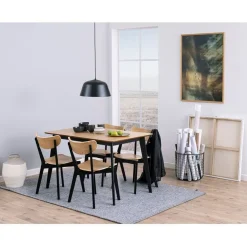 Fabrique de Styles Table à manger en plaqué chêne 120x80cm - Roxy* Table De Salle À Manger