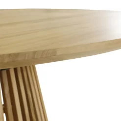 Fabrique de Styles Table à manger ronde en teck d120cm - Kamala* Table De Salle À Manger