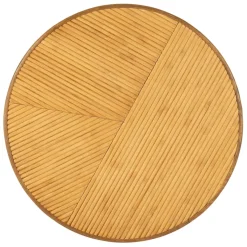 Fabrique de Styles Table basse 3 pieds en bambou et sapin d55xh35cm - Saori* Table Basses