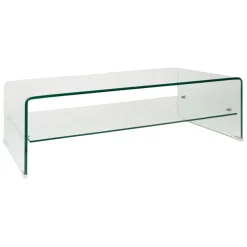 Fabrique de Styles Table basse en verre trempé 110x55cm - Adela* Table Basses