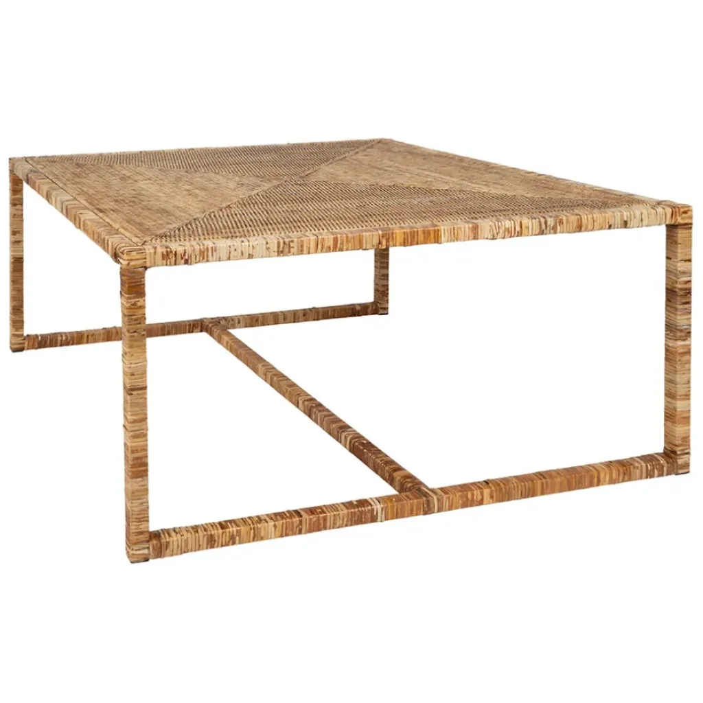 Fabrique de Styles Table basse gigogne (lot de 3) en rotin et fer - Pasil* Table Basses