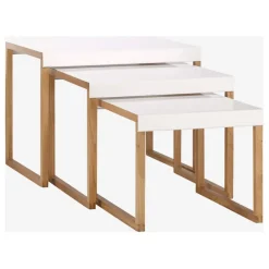 Fabrique de Styles Table basse gigogne (lot de 3) en acier laqué - Kilo* Table Basses