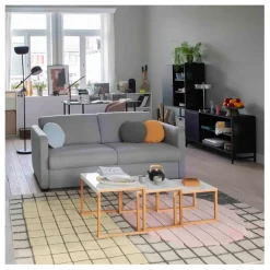 Fabrique de Styles Table basse gigogne (lot de 3) en acier laqué - Kilo* Table Basses