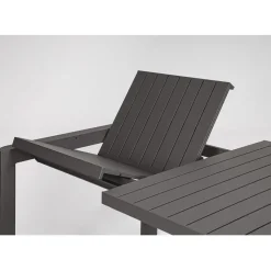 Fabrique de Styles Table de jardin avec allonge en aluminium 180(+60)x100cm - Kiplin*Enfant Tables De Jardin|Jardin