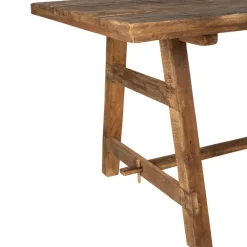 Fabrique de Styles Table de salle a manger rectangle en bois recyclé 180x90cm - Campagne* Table De Salle À Manger