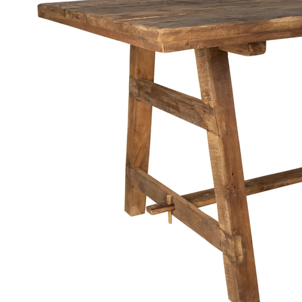 Fabrique de Styles Table de salle a manger rectangle en bois recyclé 180x90cm - Campagne* Table De Salle À Manger