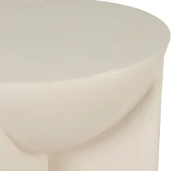 Fabrique de Styles Table d'appoint ronde effet béton ciré d40cm - Leros* Bouts De Canapé Et Tables D'appoint