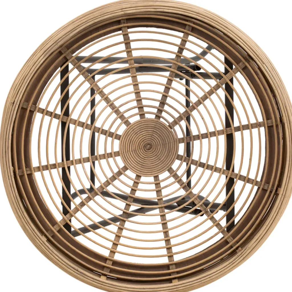 Fabrique de Styles Table d'appoint ronde en bambou d52cm* Bouts De Canapé Et Tables D'appoint