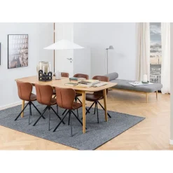 Fabrique de Styles Table en Bois 180(+39)x90cm - Montreux* Table De Salle À Manger