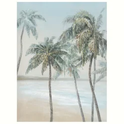 Fabrique de Styles Tableau palmeraie 90x120cm polyester et sapin* Tableaux Et Toiles