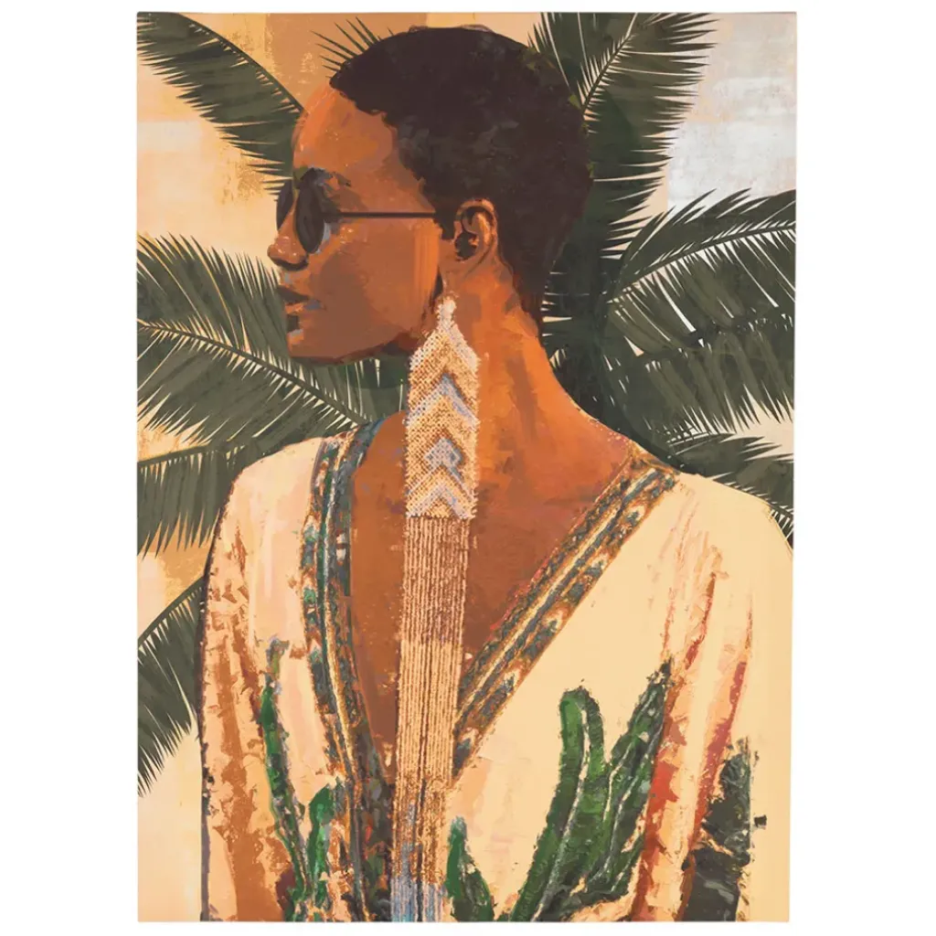 Fabrique de Styles Tableau soul craft et vert 50x70cm - Gallery* Tableaux Et Toiles