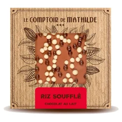 Fabrique de Styles Tablette chocolat au lait riz soufflé - 80g* Chocolats Et Confiseries