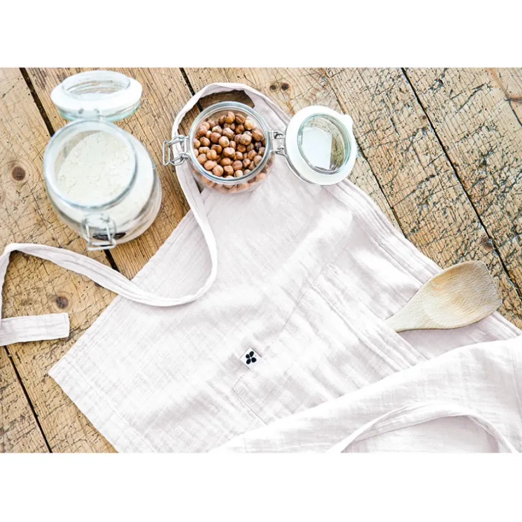 Fabrique de Styles Tablier chantilly en gaze de coton 45x80cm - Gaia* Torchons, Tabliers Et Maniques