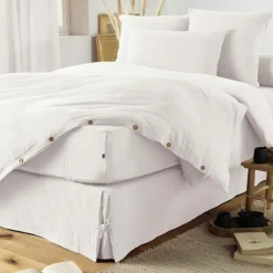 Fabrique de Styles Taie d'oreiller chantilly en gaze de coton 60x60cm - Gaia* Taies Et Traversins