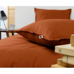 Fabrique de Styles Taie d'oreiller en flanelle tomette 50x70cm - Candice* Taies Et Traversins