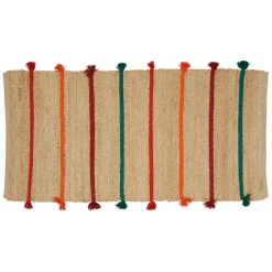 Fabrique de Styles Tapis en jute et coton 140x70cm - Seguia* Tapis