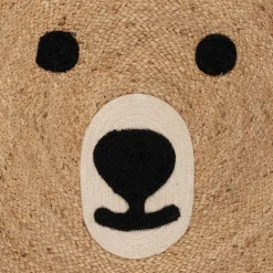 Fabrique de Styles Tapis en jute et coton ours 100x108cm - Sweetdream* Tapis