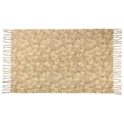 Fabrique de Styles Tapis marguerite 120x80cm en coton* Tapis