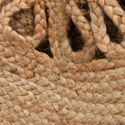 Fabrique de Styles Tapis rond en jute ajoure d90cm* Tapis