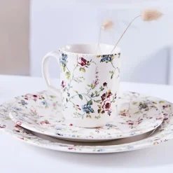 Fabrique de Styles Tasse haute en faïence - p'tites fleurs* Tasses Et Mugs