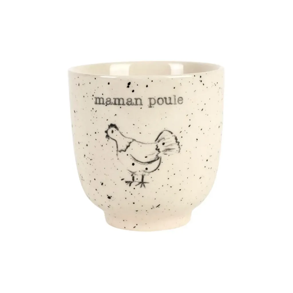 Fabrique de Styles Tasse Maman en grès moucheté 15cl - La Ferme* Tasses Et Mugs