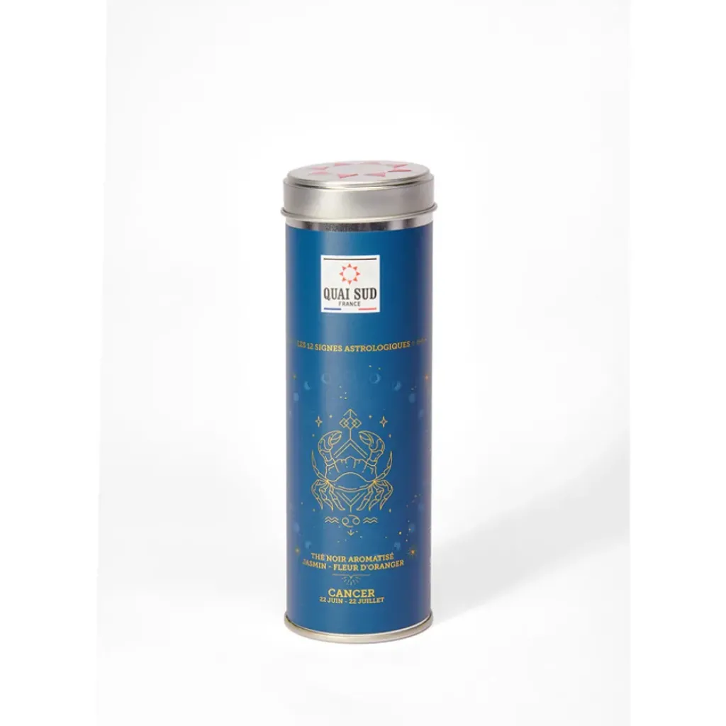 Fabrique de Styles Thé du cancer (thé noir fleur d’oranger-jasmin) boîte ronde 50 g* Cafés, Thés Et Infusions