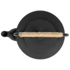 Fabrique de Styles Theiere en fonte avec anse corde - point* Théières Et Cafetières