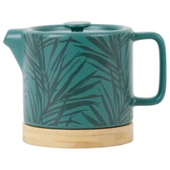 Fabrique de Styles Theiere en grès émeraude avec avec filtre - tropic'art* Théières Et Cafetières