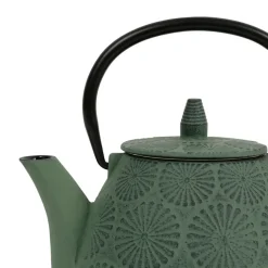 Fabrique de Styles Théière en fonte e et noir - lotus* Théières Et Cafetières