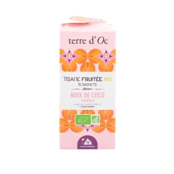 Fabrique de Styles Tisane 15 sachets fruitée bio saveur coco et mangue* Cafés, Thés Et Infusions